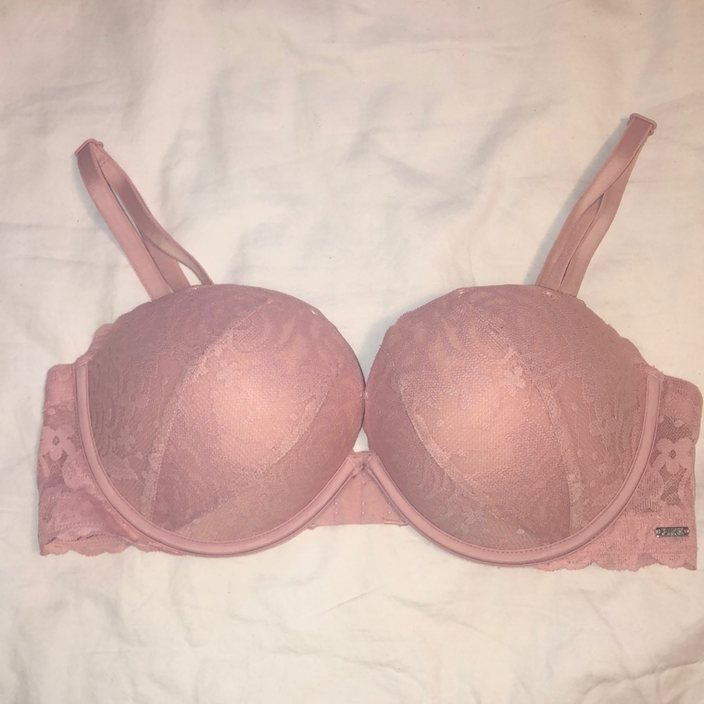 Pink bra
